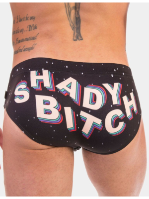 Shady Bitch Swim Brief - Barcode Berlin