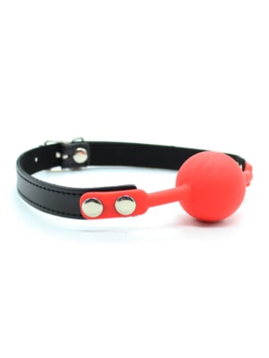 Silicone Ball Gag Red