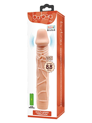 Ρεαλιστικός Δονητής Barbara Bob Multi-Speed Vibrator 22.5 cm - Baile