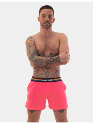 Barcode Berlin Pride Short Neonpink-XL