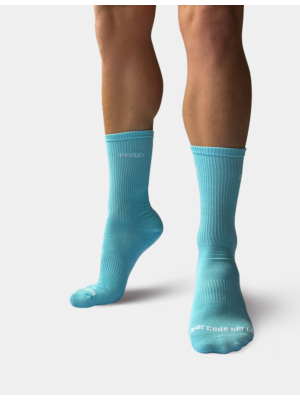 Barcode Berlin Proud Gym Socks Sky Blue-LXL