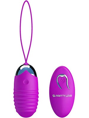 Δονούμενο Κολπικό Αυγό Σιλικόνης Jessica Vaginal Egg (Μωβ) - Pretty Love