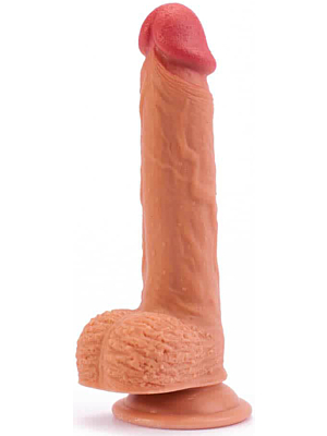 Dual-layered Silicone Dildo 21.6 εκ.