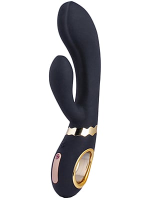 Δονητής g-spot Nomi Tang - Wild Rabbit 2 μαύρο-χρυσό