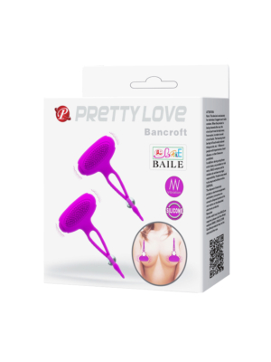 Pretty Love - Bancroft Silicone Vibrating Nipple Clamps
