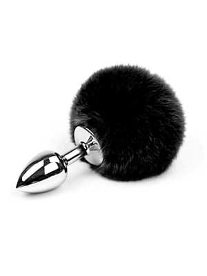 Μικρή Πρωκτική Σφήνα Bunny Silver/Black