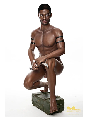 Silicone Black Male Love Doll 176cm M7 Bill