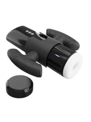 PRETTY LOVE - LARISSA SUCTION MASTURBATOR WITH VIBRATION + SUPPORT