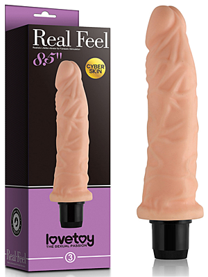 Ρεαλιστικός Δονητής Real Feel Cyberskin 21.5 εκ- 3