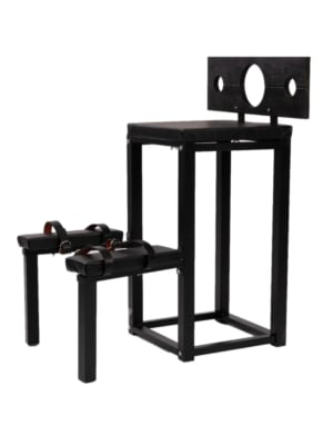 Sex Furniture - Chair BDSM Bondage Handcuffs Ankle Cuffs