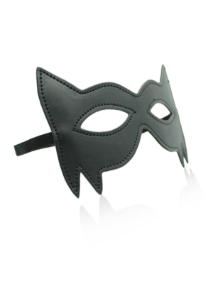Bondage Open Eye Fox Mask Black