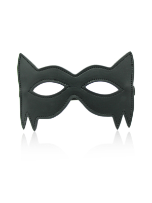 Bondage Open Eye Fox Mask Black