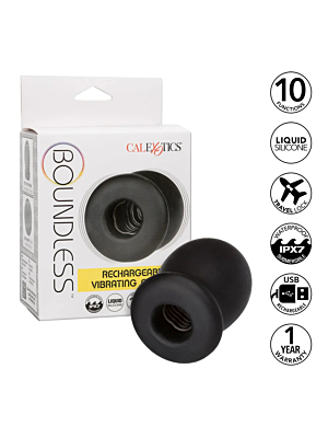 CalExotics Boundless Rechargeable Vibrating FTM Stroker - Black