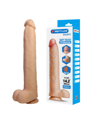 Pretty Love Dany Ρεαλιστικό Dildo με Βεντούζα 14,2 ίντσες