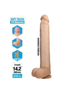 Pretty Love Dany Ρεαλιστικό Dildo με Βεντούζα 14,2 ίντσες