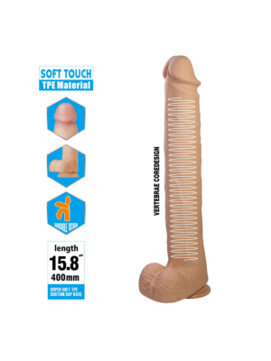 Pretty Love Pat Ρεαλιστικό Dildo με Βεντούζα 15,8 ίντσες