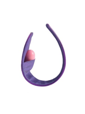 Bikini fara Bretele Aspect Metalizat Purple S-L
