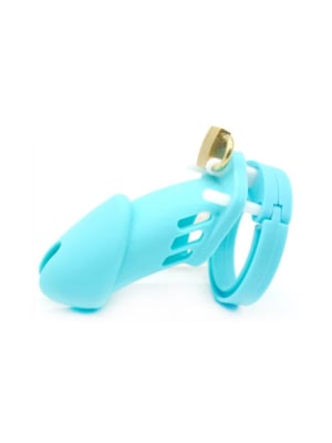 Κλουβί Πέους Generique Silicone Chastity Cage 9x3 cm - Γαλάζιο