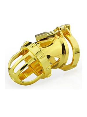 Chastity cage with Kinger urethra rod 7 x 3.4cm - 4.5cm rod