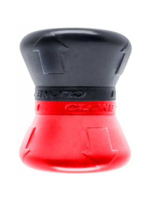 Δαχτυλίδια Πέους και Όρχεων Oxballs Clone 2-Pack Μαύρο Κόκκινο
