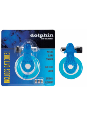 Cock & Ball Harness Dolphin blue
