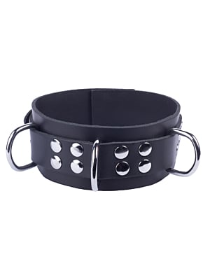 Δερμάτινο Κολάρο Ultra Black 