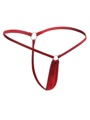 Low Waist Thong-String Red-S