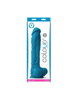Colours - Pleasures - 10" Dildo - Blue