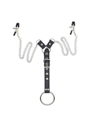 Penitence Man Nipples Clamps BLACK