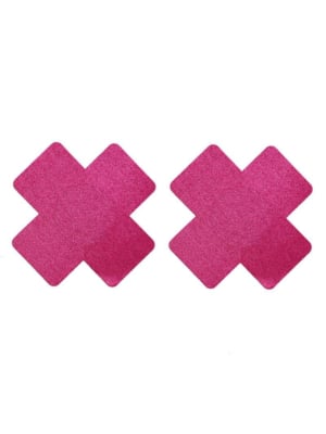 Cross Nipple Pasties Stickers Rose