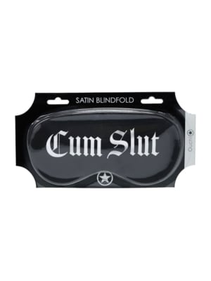 Cum Slut - Printed Satin Mask