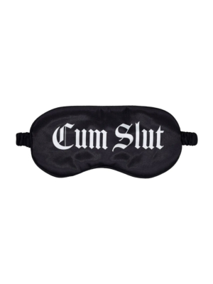 Cum Slut - Printed Satin Mask