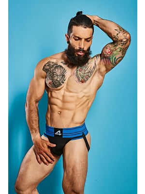 C4M - Rugby Jockstrap-ElectricBlue-M
