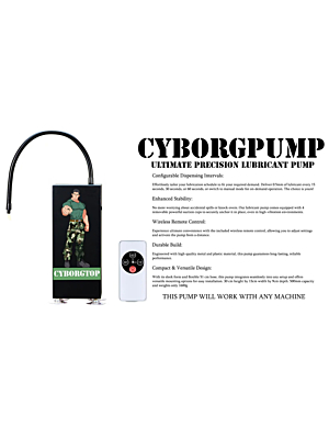 CYBORG Lubricant Pump For Sex Machines  Wireless Remote Control