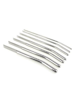 Deluxe Flat Ended Sound Kit Urethral Dilator Stainless Steel