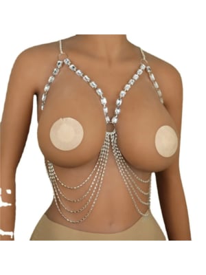 Full Diamond Crystal Body Chain