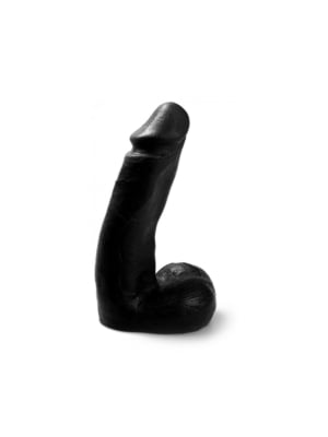 Ρεαλιστικό Ομοίωμα Πέους DP1001 Dildo με Όρχεις 14cm (Μαύρο) - HardToys