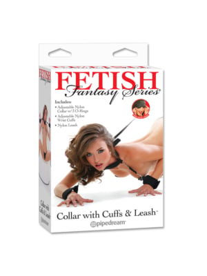 Collar with Cuffs and Leash