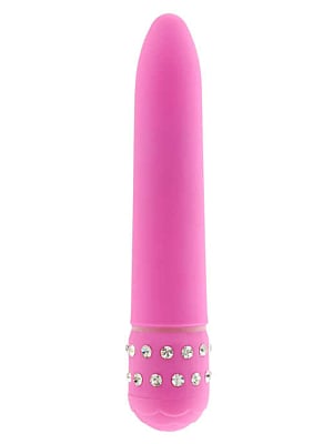 Κλασικός Δονητής Diamond Superbe Vibrator (Ροζ) - Toy Joy - Λεία Επιφάνεια