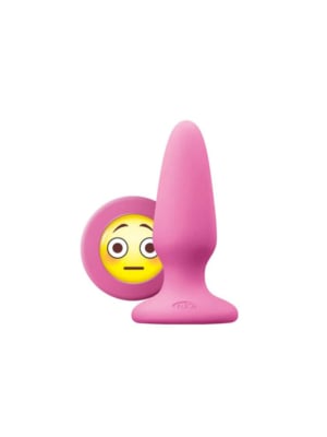 Πρωκτική Σφήνα Moji's OMG Butt Plug Ροζ M - NS Novelties