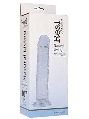 Διάφανο Ρεαλιστικό Ομοίωμα Πέους Emotion Medium 25cm - Toyz4lovers
