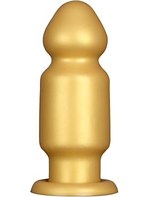 Silicone Dildo Anal with Strong Suction Cup Gold 20cm