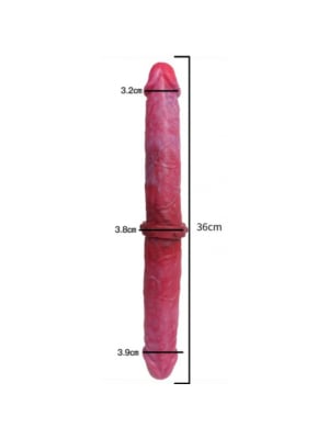 Διπλό Ομοίωμα Πέους Double Duo Real Dildo 36 cm