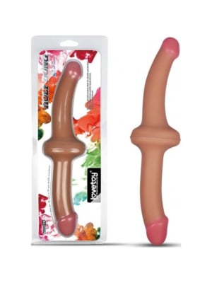 Holy Dong - Premium Silicone Double-ended Dildo 1622 Flesh + Pink