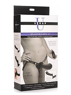 Ζώνη Strap-On Pegging 28X Double Diva 2"