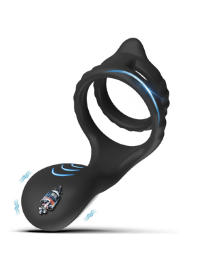 Double vibrating Cock Ring 10 modes – Intense Stimulation