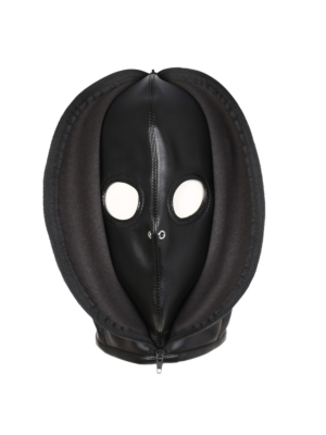 Dual-Layer Bondage Mask – Erotic Submission Hood