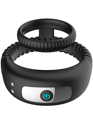 Dual Ring Vibrating Penis Ring