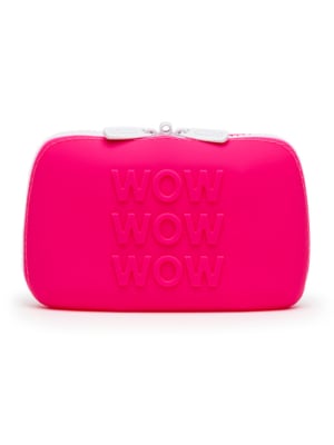 HAPPY RABBIT - WOW STORAGE ZIP BAG SMALL PINK