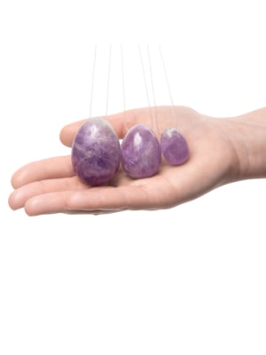 Κολπικά Αυγά Set La Gemmes Yoni Vaginal Eggs (S-M-L) - Pure Amethyst